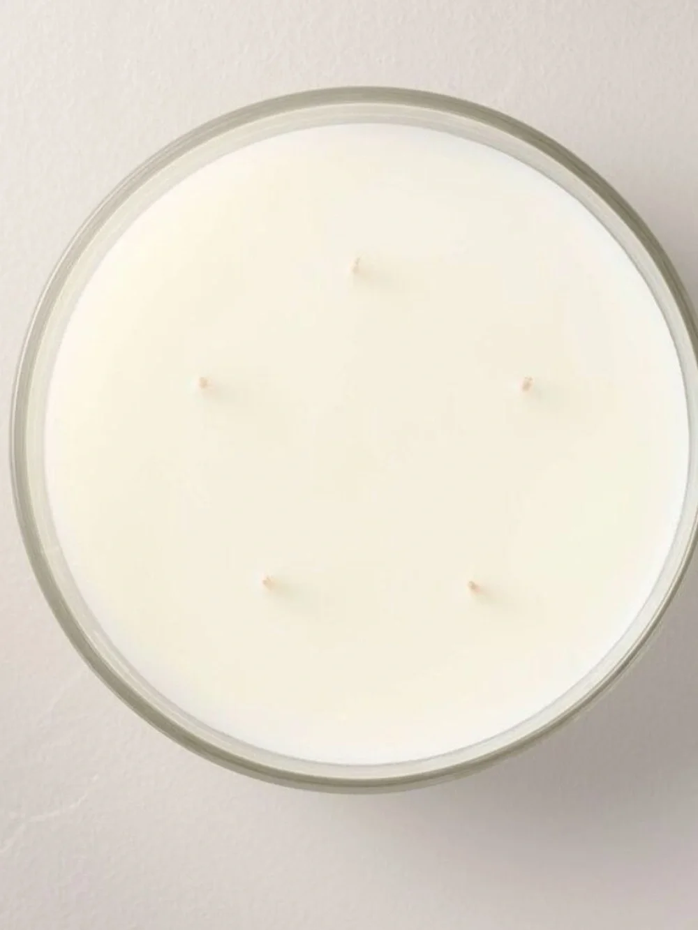 Hearth and Hand 5-Wick Clear Glass Pomelo Knob-Lid Jar Candle 28oz Gold